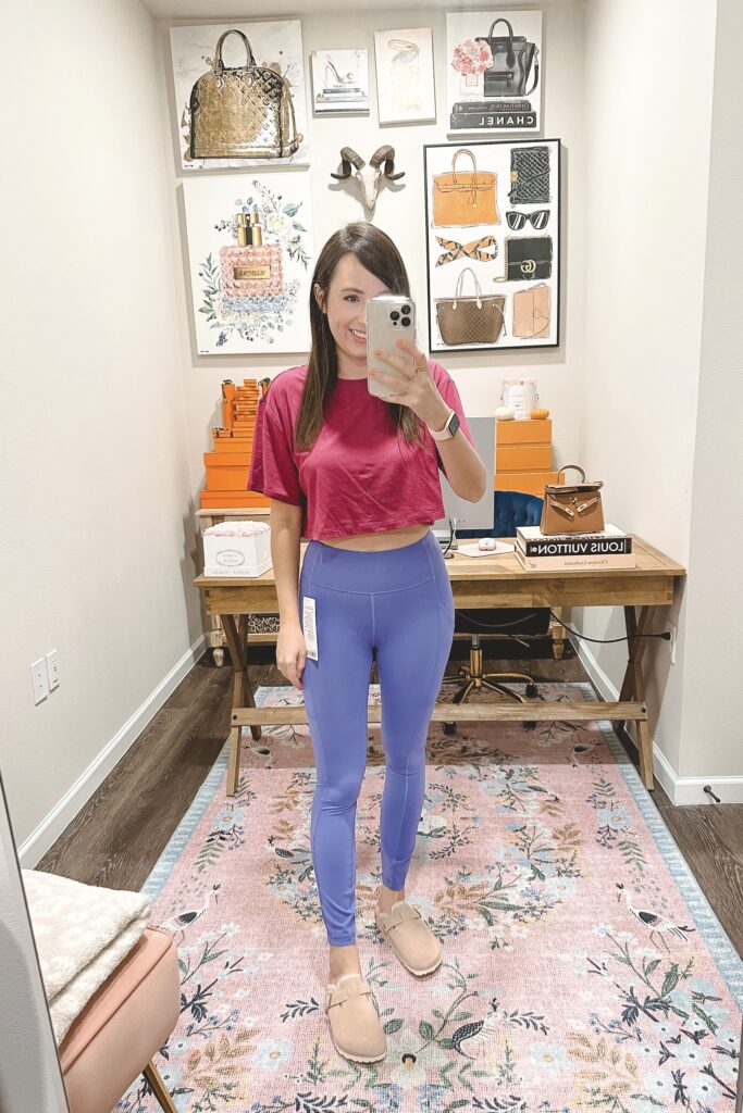 Lululemon Align Pant  Outfits with leggings, Cute outfits with leggings, Navy  blue leggings outfit