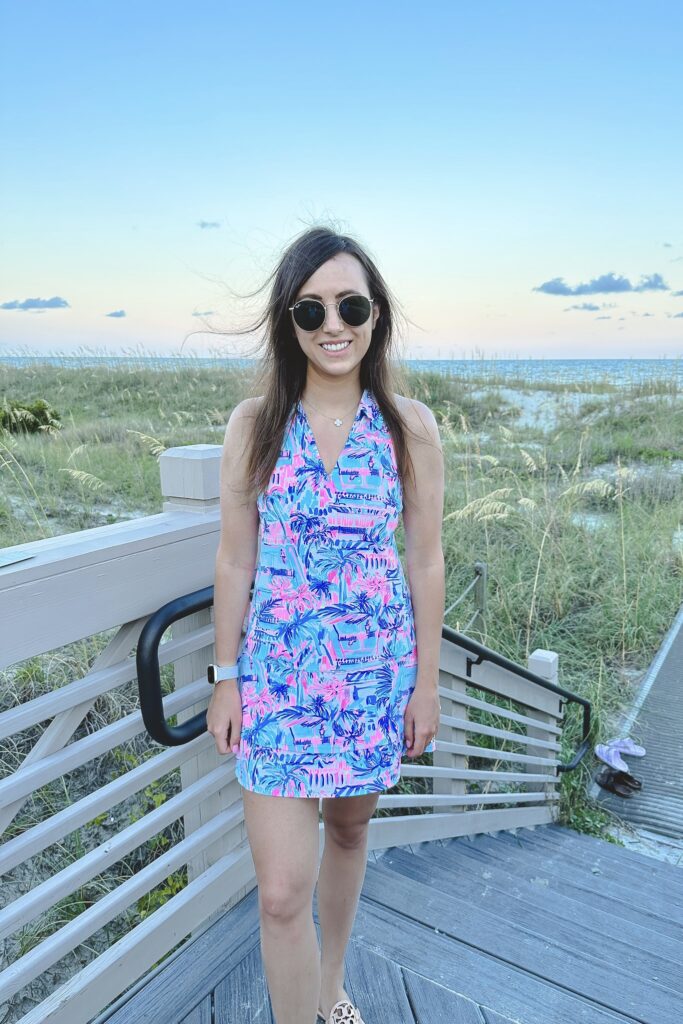 Lilly pulitzer dania active dress in Ravello Blue Perfect Match
