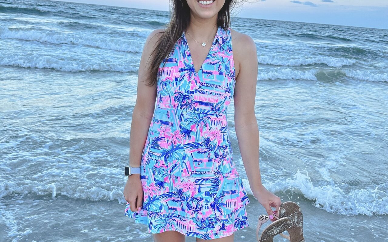 Lilly pulitzer dania active dress Ravello Blue Perfect Match