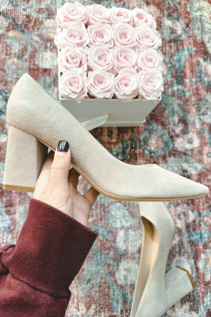 Marc fisher zala suede pumps