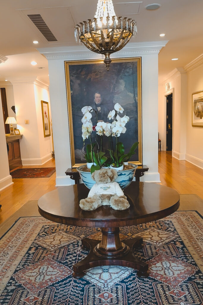 Planters inn charleston lobby