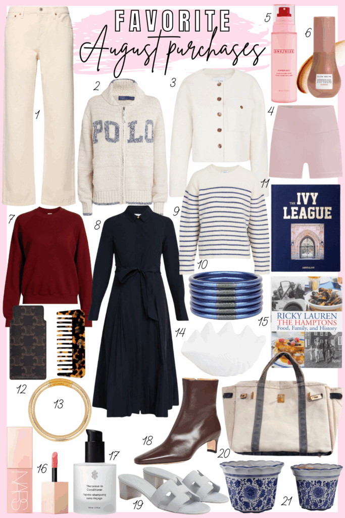 Favorite August 2025 Purchases