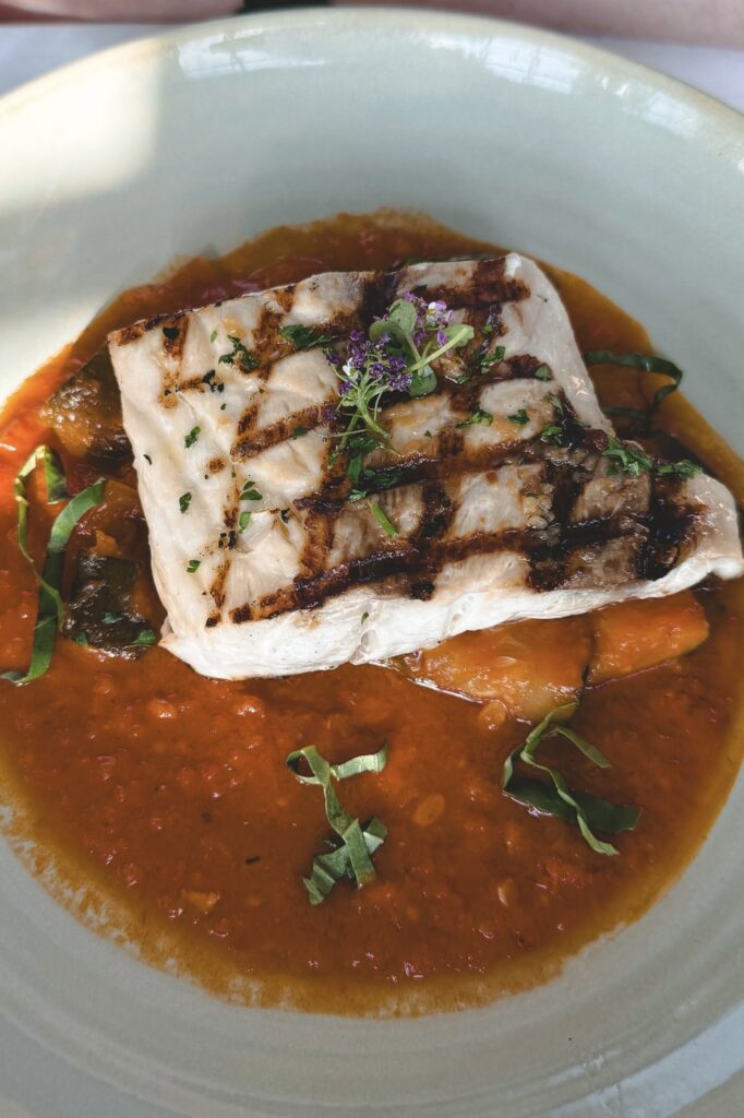 Flora at the gardiner house fish