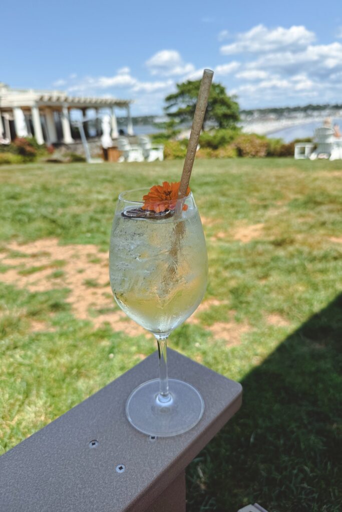 The Chanler wine garden spritz