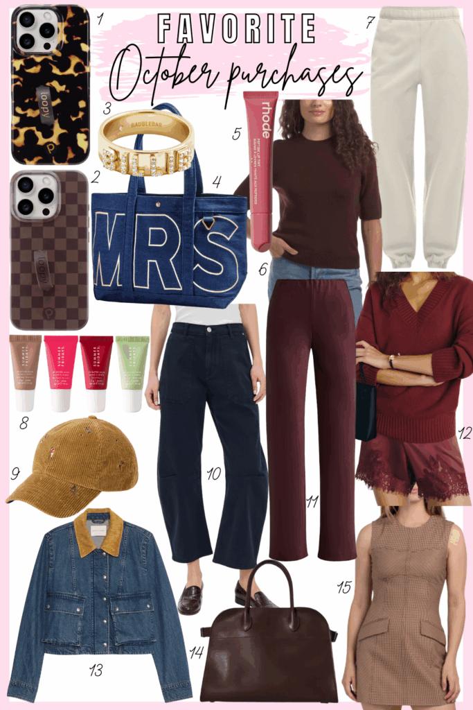 Favorite October 2025 Purchases