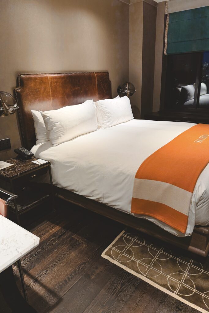 Soho grand hotel bed
