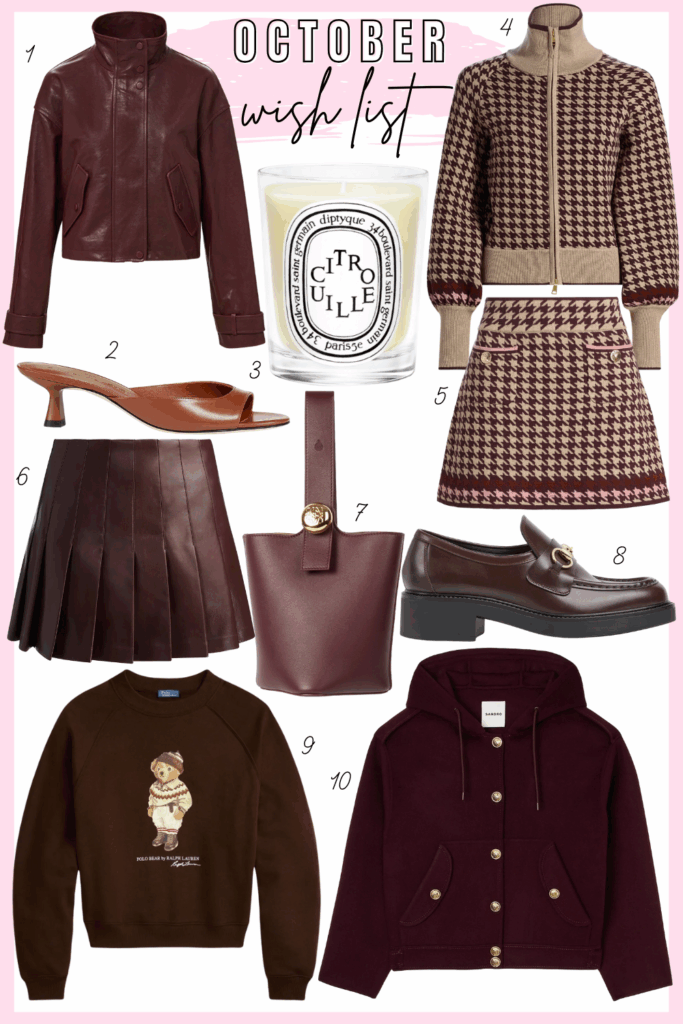 October 2025 Wish List